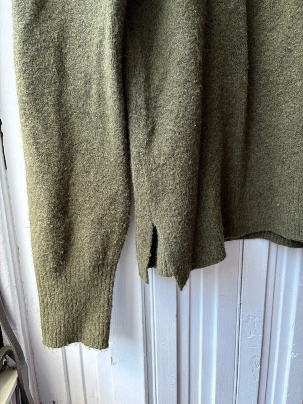 J. Crew Women’s Olive Green Crewneck Sweater